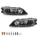 Clear Black Halogen Headlights Fit For 2006 2007 2008 Mazda 6 Left+Right Side