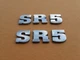 03 04 05 06 07 08 09 TOYOTA 4RUNNER SR5 CHROME EMBLEM LOGO BADGE SIGN A47897