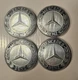 4 NEW Genuine OEM 98-25 Mercedes Benz Center Caps Set A1714000125 Laurel Wreath