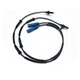 2Pcs Rear Left and Right ABS Wheel Speed Sensor Compatible with MINI 2009 2010 