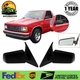 New Mirrors Set Textured Black For 1982-1994 Chevrolet S10 GMC S15 Jimmy Sonoma