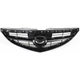 Grille For 2009-2013 Mazda 6 Textured Black Shell and Insert