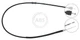 ABS K19166 Rear Hand Brake Cable Fits MG Rover 75 Zt Zt- GVC902399