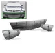 07 08 09 MAZDA CX7 GS GT SUV 4D 2.3L FRONT BUMPER BILLET GRILLE GRILL INSERT SET