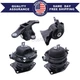 4PCS Motor Mount & Transmission Mount Set For 2009-2015 Honda Pilot AWD