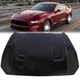 Front Hood Panel Aluminum Primed Black Fits 2018-2023 Ford Mustang GT