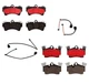 Brembo Front and Rear Ceramic Brake Pads Sensors Kit For Audi Q7 Porsche Cayenne