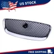 For Jaguar F-Pace 2017 2018 2019 2020 Grille Grill Black Chrome T4A6208