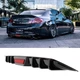 For Infiniti G35 G37 Sedan Glossy Rear Bumper Diffuser Spoiler w/ LED Tail Light