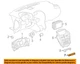 Used A/C Temperature Control Module fits: 2012 Cadillac Srx Temperature center d