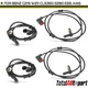 4x Wheel Speed Sensor for Mercedes-Benz CLS350 C219 E350 E550 Front & Rear ABS