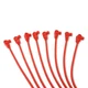 Taylor Cable 74258 8mm Spiro Pro Ignition/Spark Plug Wire Set Custom Fit Red