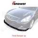 Carbon Look Front Bumper Lip Spoiler Splitter For INFINITI G37 Sedan 4DR 2010-13
