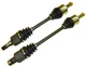 DTA 2 Front CV Axles Fit 2010-2013 Suzuki SX4 FWD with Manual Transmission Pair