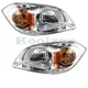 For 05-10 Chevy Cobalt G5 Headlight Headlamp Front Head Light with Bulb PAIR SET