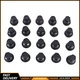 20 Pack Black Lug Nut Covers for Chevrolet S10 Blazer GMC Jimmy Sonoma 15661036