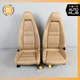 10-16 Porsche Panamera 970 14-Way Front Left & Right Side Seat Cushion Beige OEM