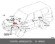 Genuine OE Sensor, Speed, Front Right, 8954206120 for Toyota 89542-06120