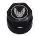 PONTIAC FIREBIRD TRANS-AM Wheel Center Hub Cap Black w/ Silver Bird