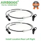 2X Rear Left Right ABS Wheel Speed Sensor For BMW 530I 540I 740I 750I M5 M550I