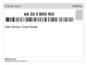 Genuine BMW ADAR SENSOR, CLOSE RANGE 66-32-5-B55-1E5 New