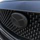 For 2019-2021 Mazda 6 Front Emblem Decal Precut Smoked Vinyl Overlay Tint