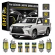 16x Interior LED Light Bulbs For LEXUS LX570  TOYOTA Land Cruiser 200 2008-2016