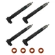 4Pcs Fuel Injector Compatible Delphi /Bobcat /Doosan D34 7256789 400903-00043E
