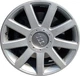 2002-2005 AUDI A4 AUDI A8 AUDI S6 Silver 18x8 OEM Wheel 58773 