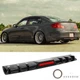 For Infiniti G35 G37 Sedan Gloss Rear Bumper Diffuser Splitter Fins w/LED Light