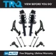 TRQ Front Control Arm Ball Joint Tie Rod Sway Link Loaded Strut Suspension Kit