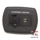15095 12V/USB Charging Center - Black