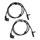 2 Rear ABS Wheel Speed Sensor Left/Right For Mercedes W204 C250 300 350 63 08-15