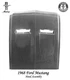 1968 OEM Ford Mustang Hood with Indents for Hood Mounted Turn Indicator Lights