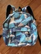 Backpack kids girls Fashion Geometry blue Laptop Backpack College Bags mygreen