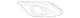 GENUINE MAZDA3 2014-2015 FOG LAMP BEZEL RH=PASSENGER SIDE, BHR1-50-C11A