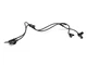 03 - 11 Mercedes W211 E350 E320 Front Left Wear / Wheel Speed Sensor Wiring
