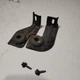 2008-2012 Buick Enclave 3.6L OEM radiator mount bracket set 08 09 10 11 12