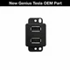 12&ndash;21 Tesla Model S USB Media Hub Ports OEM 1004815-01-B