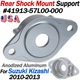 For Suzuki Kizashi 2010-2013 41913-57L00-000 Rear Shock Support Mount - Aluminum