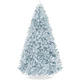 Best Choice Products Artificial Ice Tree Unlit Pine Design w/Easy Assembly Blue