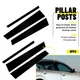 6x For 2002-2013 Infiniti G35 G37 Sedan Black Pillar Post Door Trim Accessories