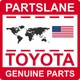 89533-71152 Toyota OEM Genuine COMPUTER 4 WHEEL