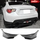 Fits 13-16 Scion FRS/Toyota 86/13-20 Subaru BRZ Aero Rear Bumper Aprons Valences