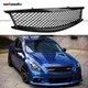 Front Bumper Gloss Black Grille For 2010-2015 Infiniti G37 G25 Q40 Skyline Sedan