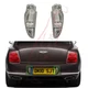 For Bentley Continental GT/Flying Spur 2005-2012 A Pair Rear License Plate Lamp