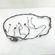 2009-2017 VOLKSWAGEN VW TIGUAN REAR LEFT HATCH TRUNK WIRING HARNESS CABLE OEM