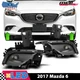 2017 Fog Lights For Mazda 6 LED w/Bezels + Wiring Kit Clear Bumper Lamps Pair