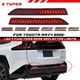 For Toyota RAV4 2026+ LED Rear Bumper Reflector Fog Light w/ Turn Signal Light