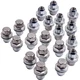 20pcs Wheel Lug Nuts For Land Rover Discovery 3/4 Range for Rover L322 RRD500510